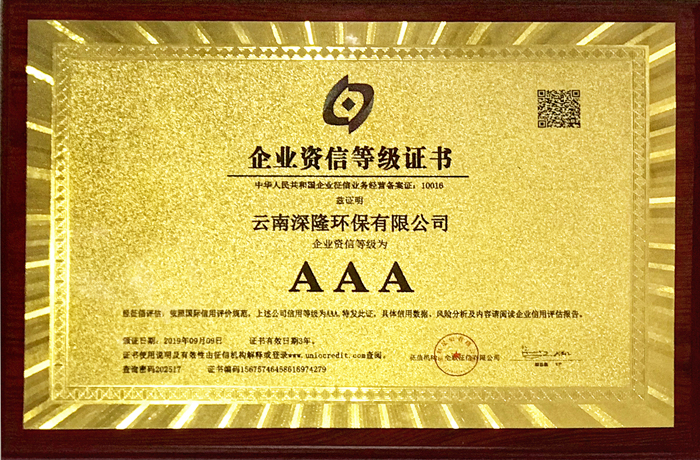 企業(yè)資質(zhì)信用等級